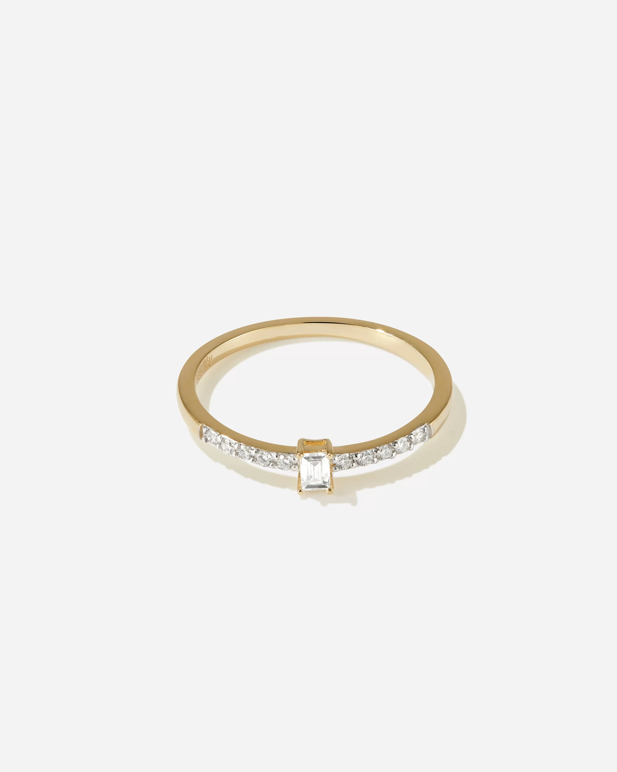 Cheap BRUNA The Label Caserta Ring Or jaune 14ct et diamants de laboratoire