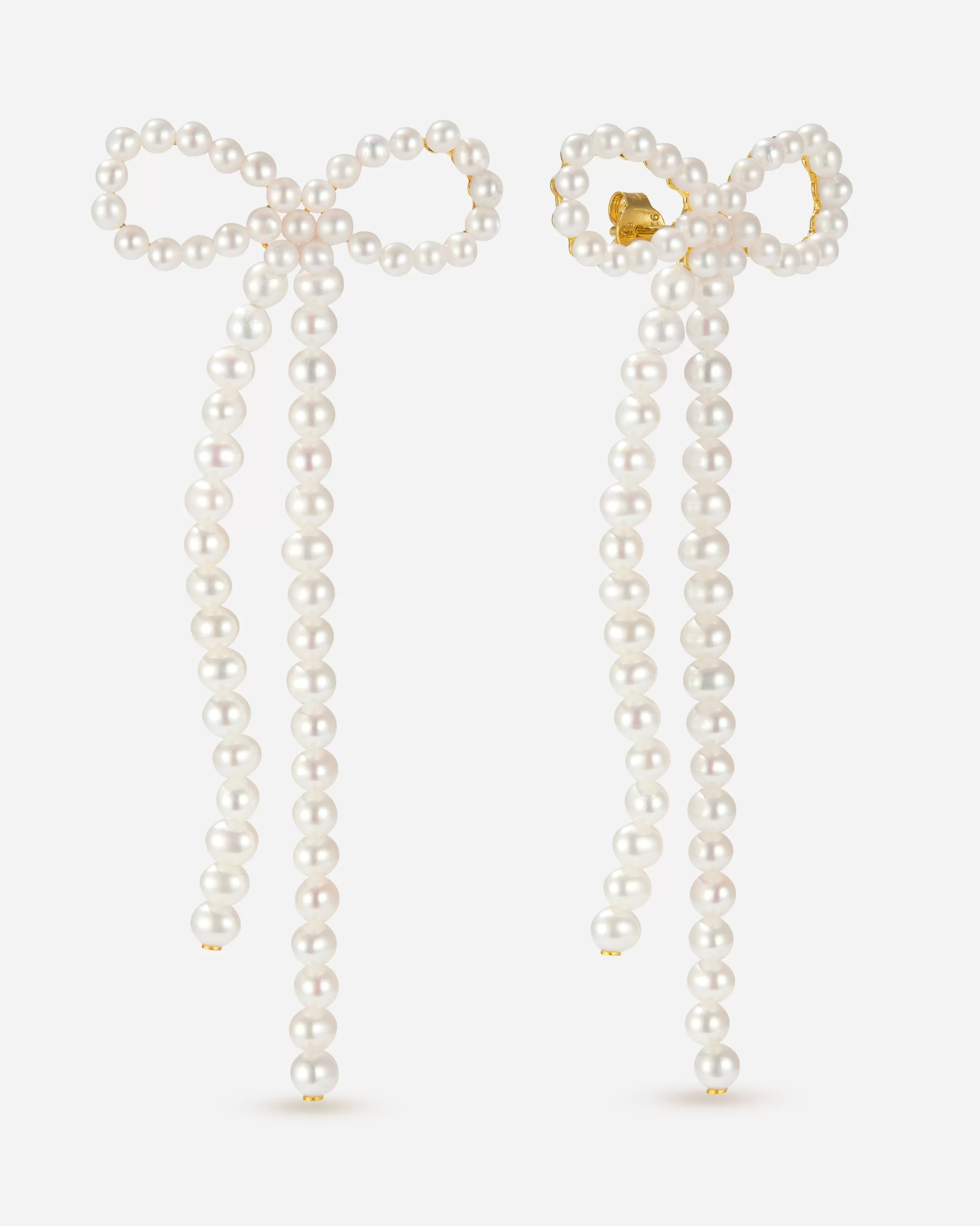 Hot BRUNA The Label Chéri Earrings Or vermeil 18ct et perles