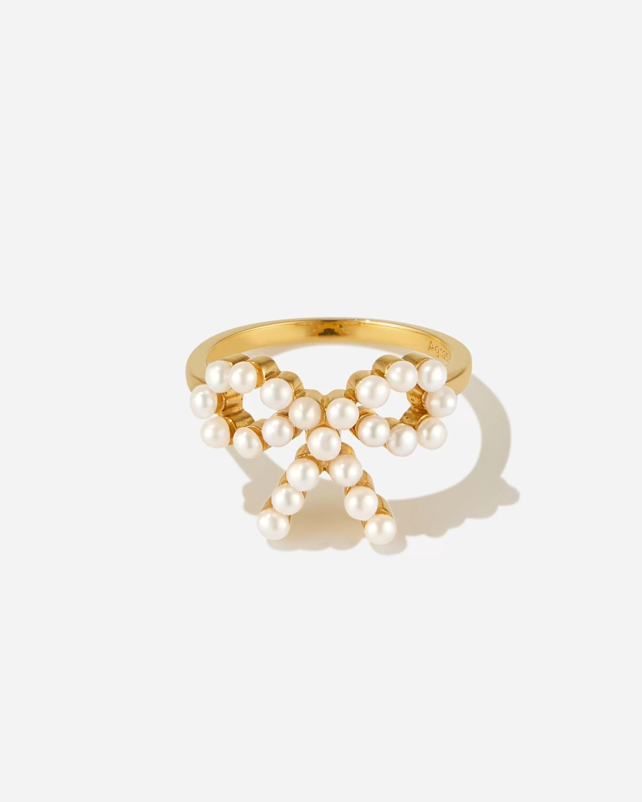 Best Sale BRUNA The Label Chéri Ring Or vermeil 18ct et perles