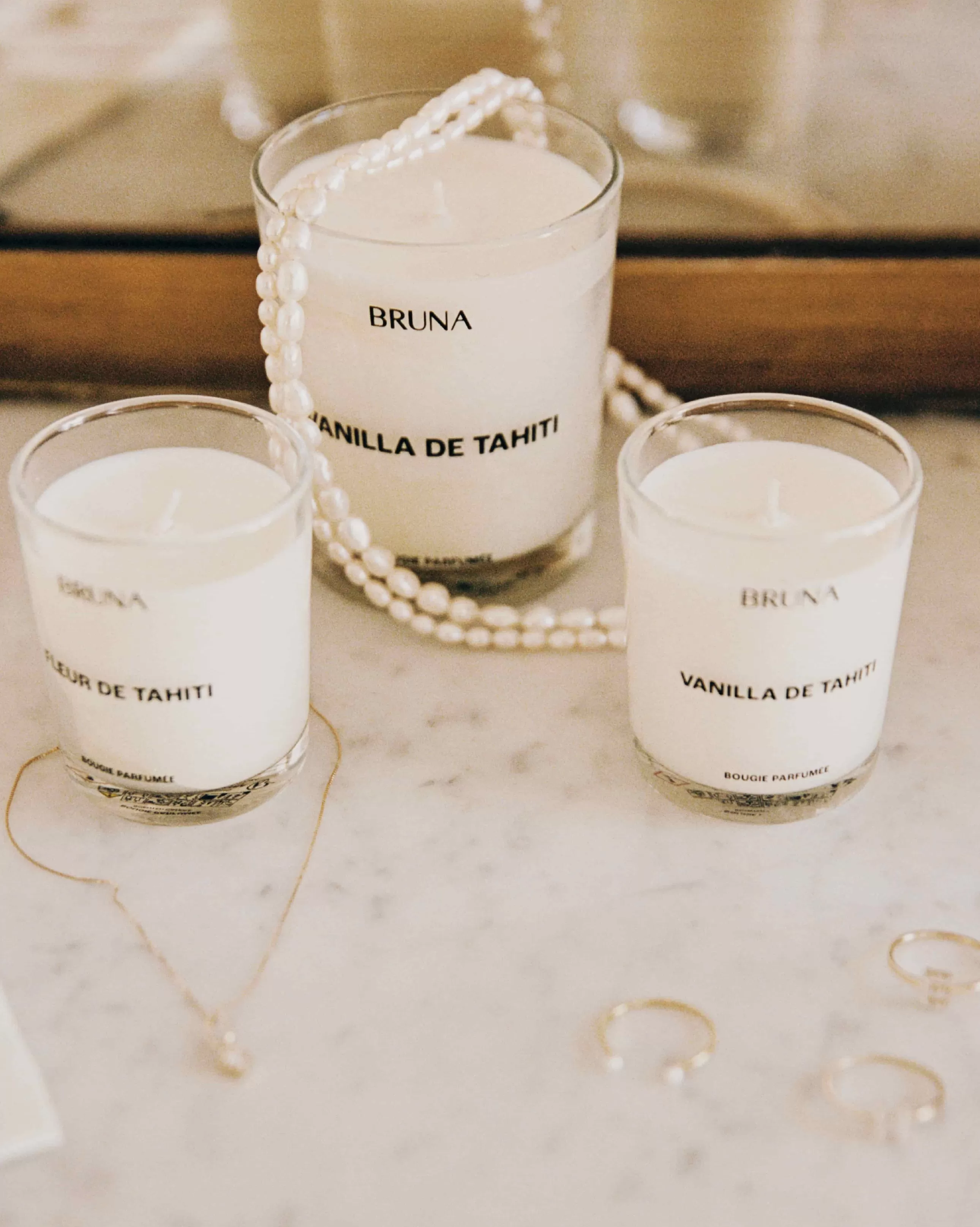 New BRUNA The Label Fleur De Tahiti Candle 190g