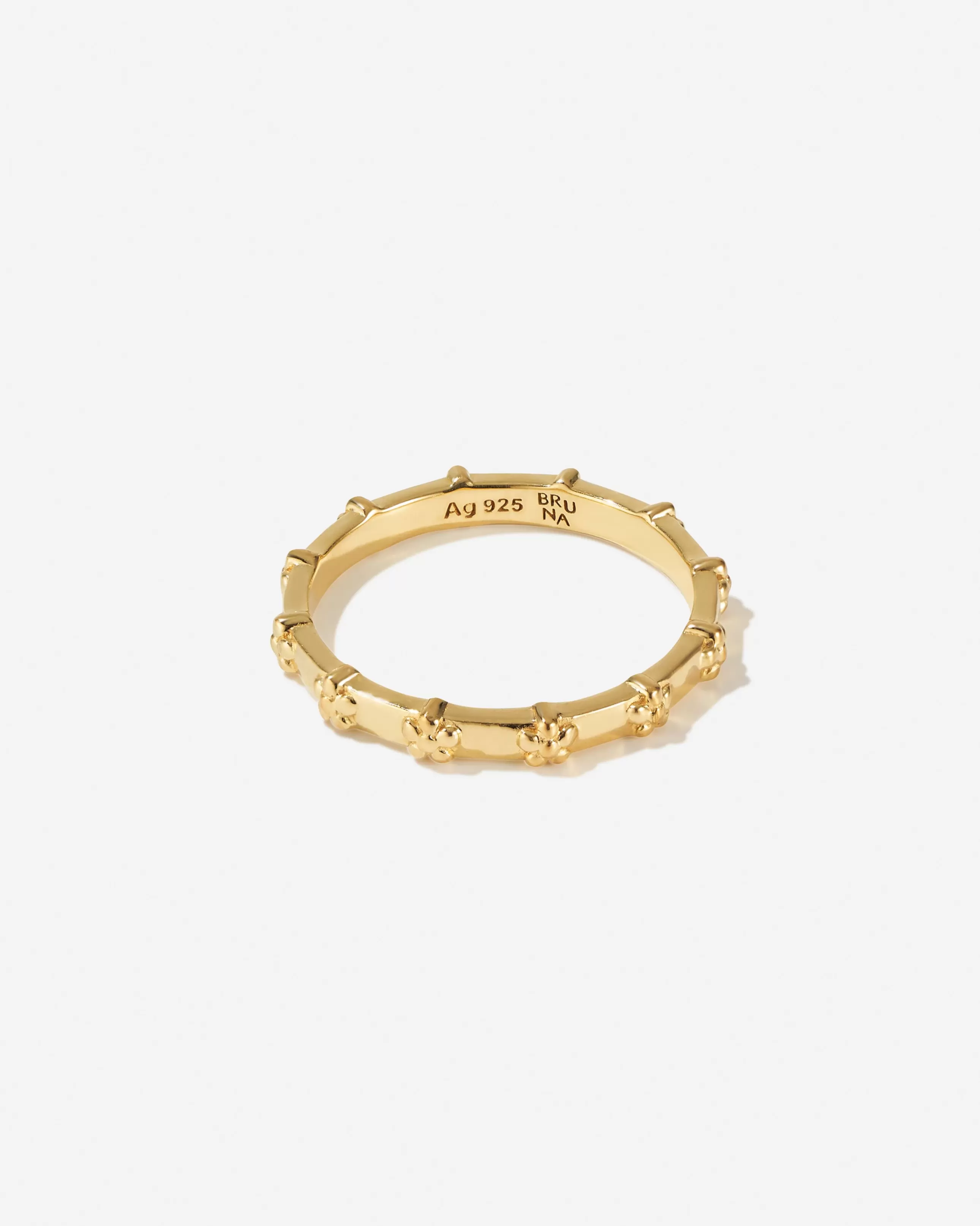 Shop BRUNA The Label Floret Ring Or vermeil 18ct