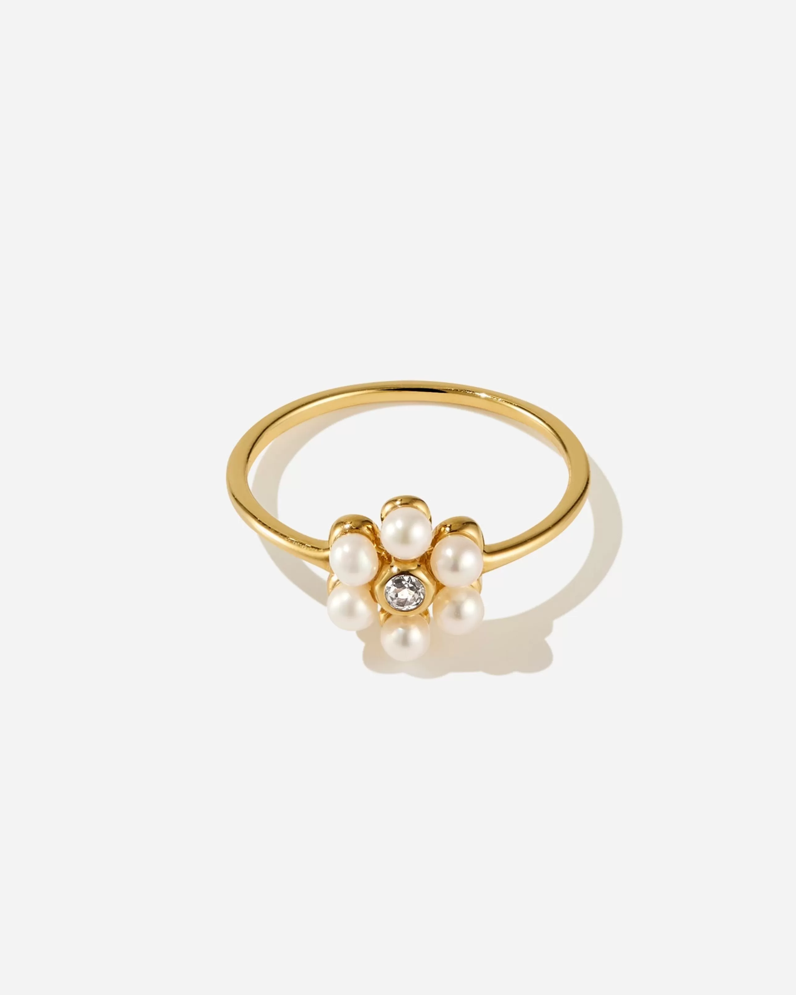 Cheap BRUNA The Label Gironde Ring Or vermeil 18ct & pierres & perles