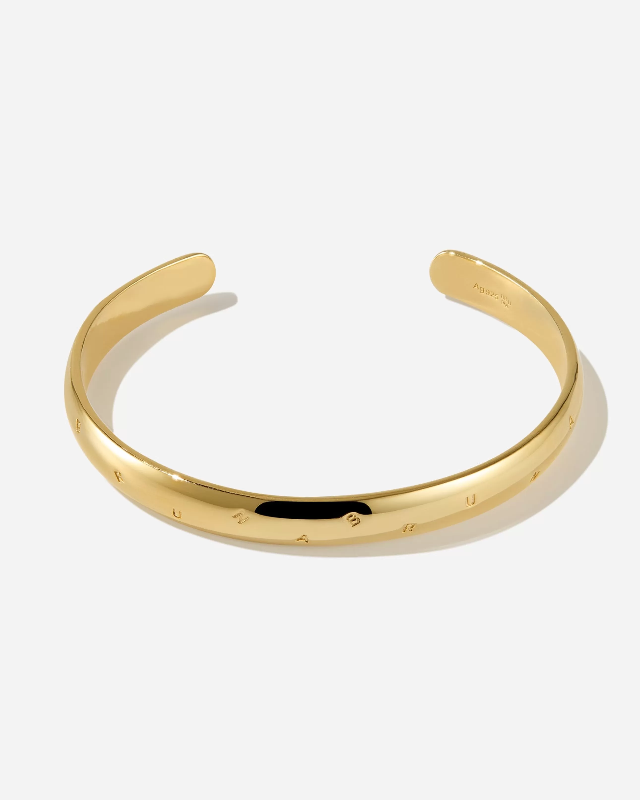 New BRUNA The Label Liguria Logo Cuff Bracelet Or vermeil 18ct