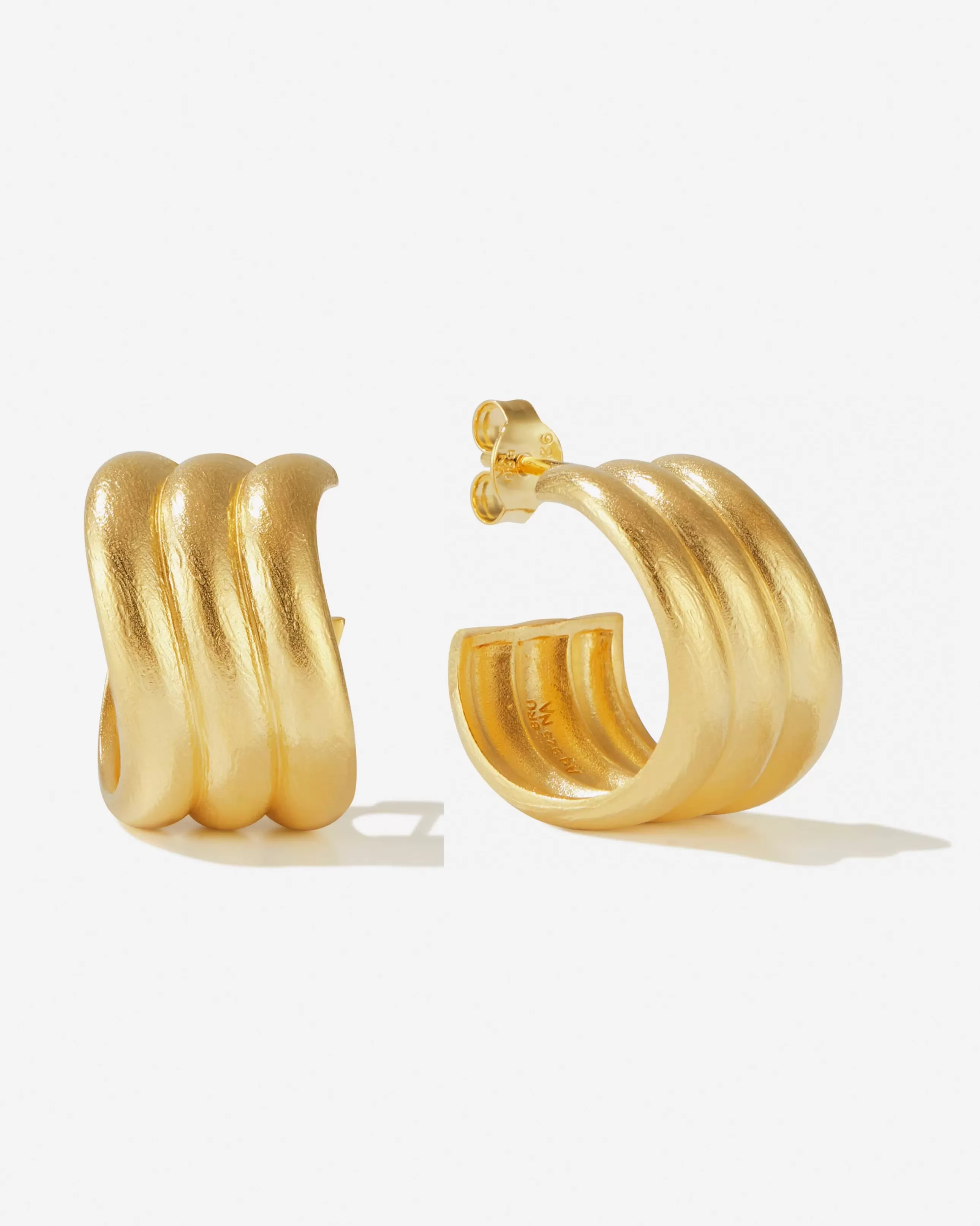 Discount BRUNA The Label Marea Earrings Or vermeil 18ct