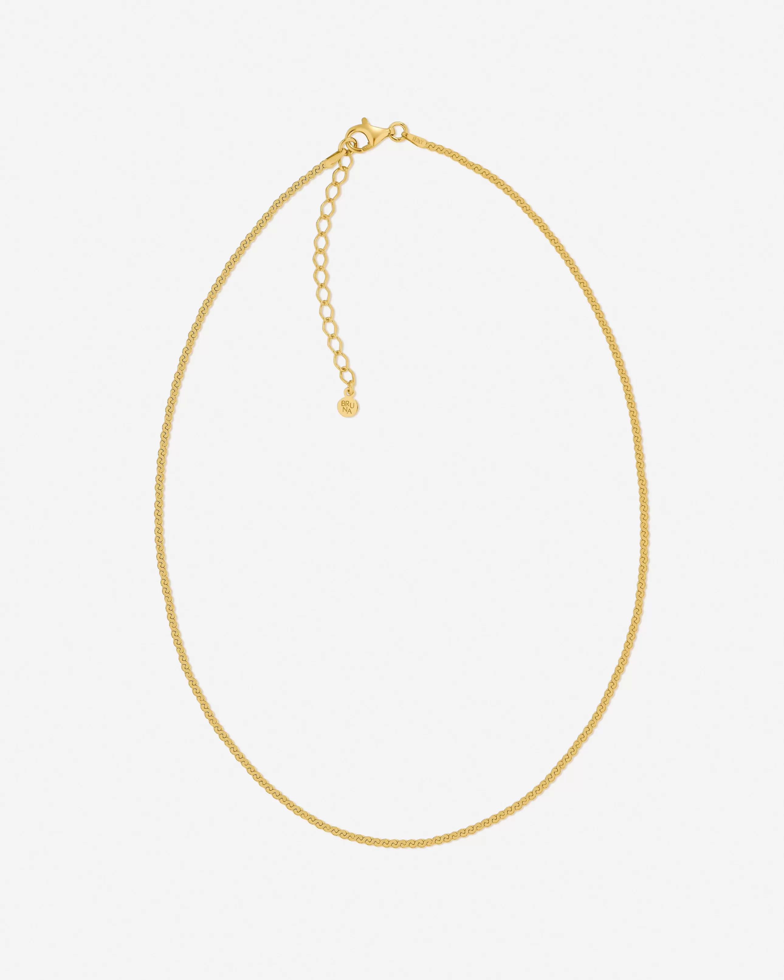 New BRUNA The Label Modena Necklace Or vermeil 18ct