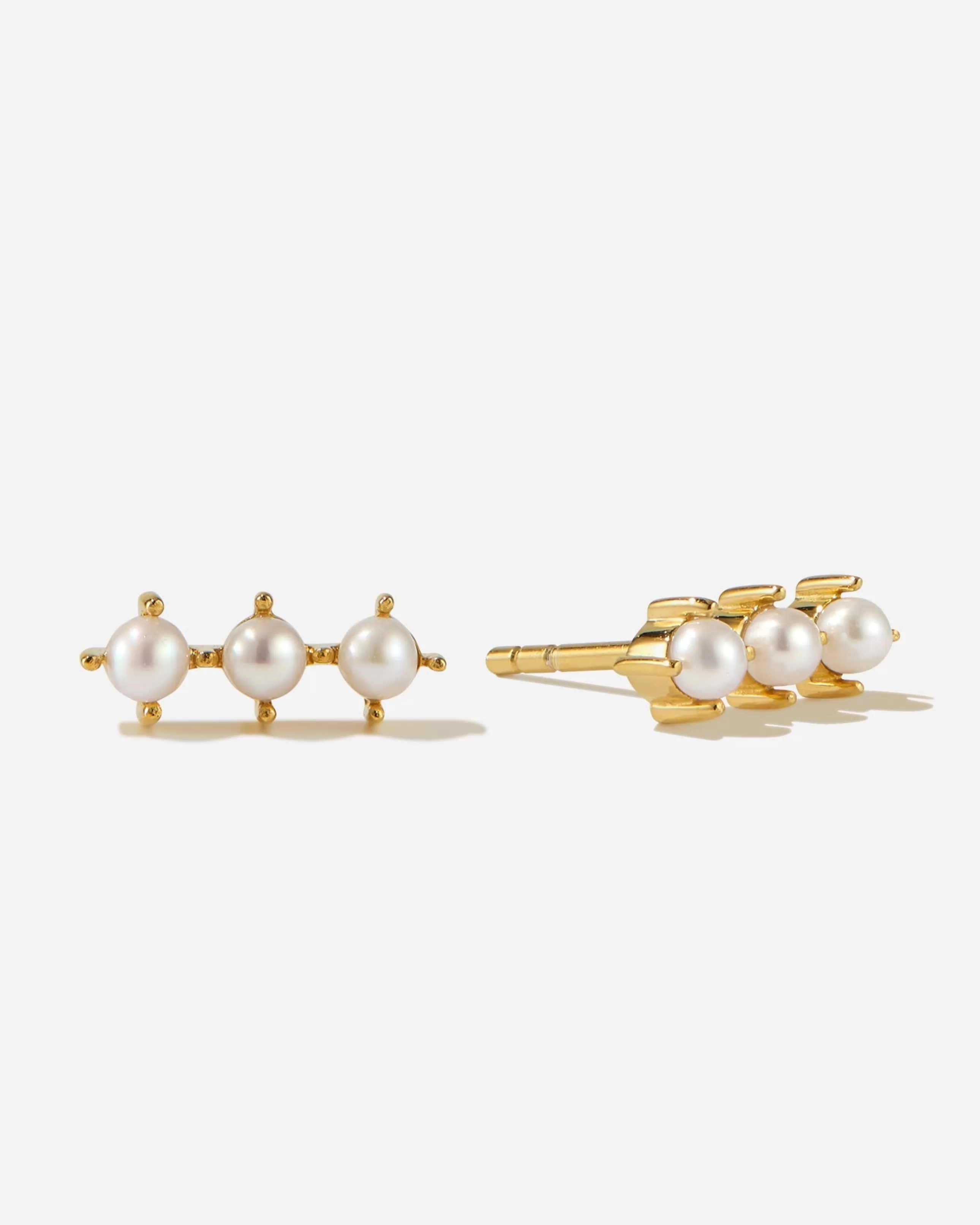 Best BRUNA The Label Rochelle Earrings Or vermeil 18ct et perles