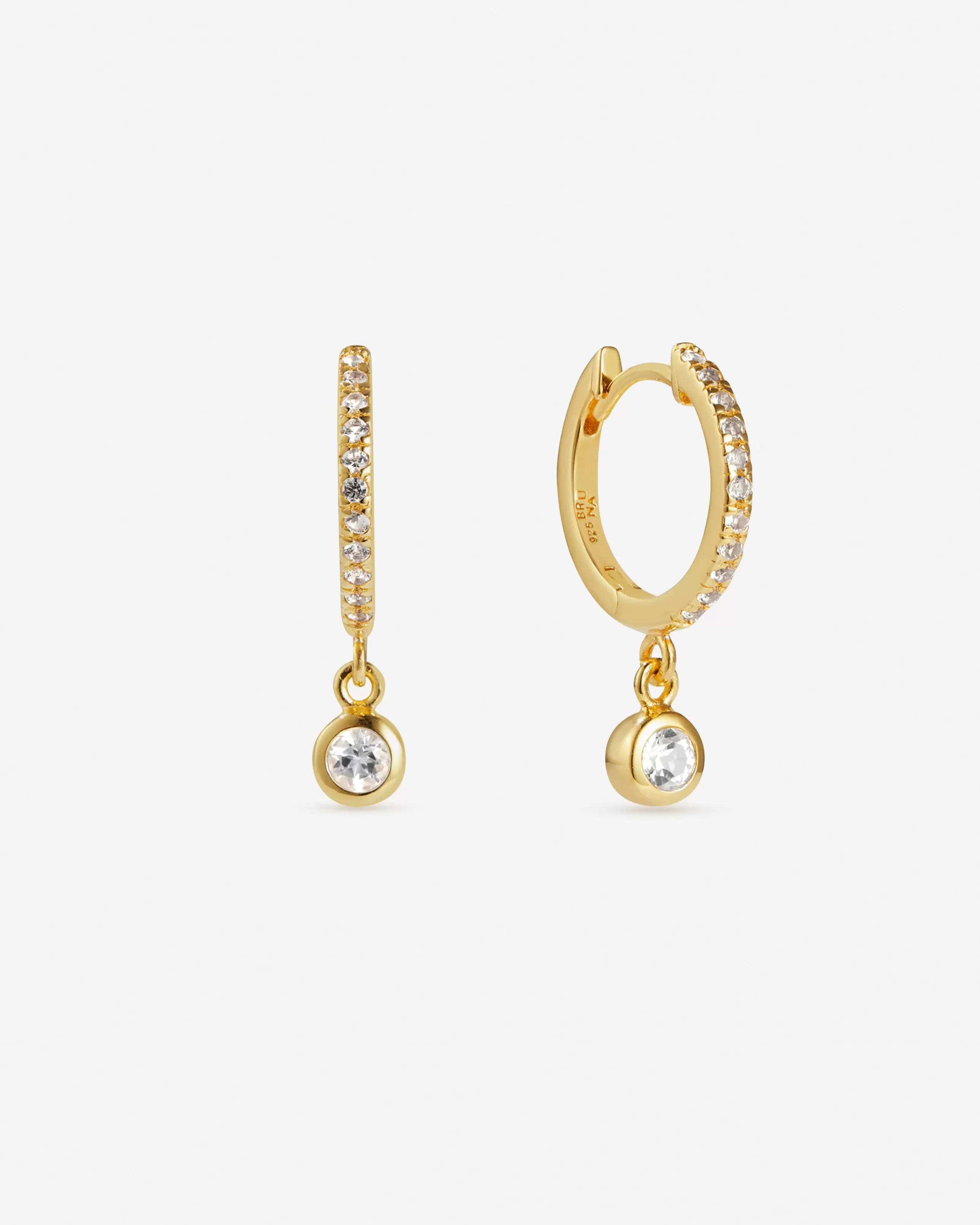 Flash Sale BRUNA The Label Sanremo Hoops Or vermeil 18ct et pierres