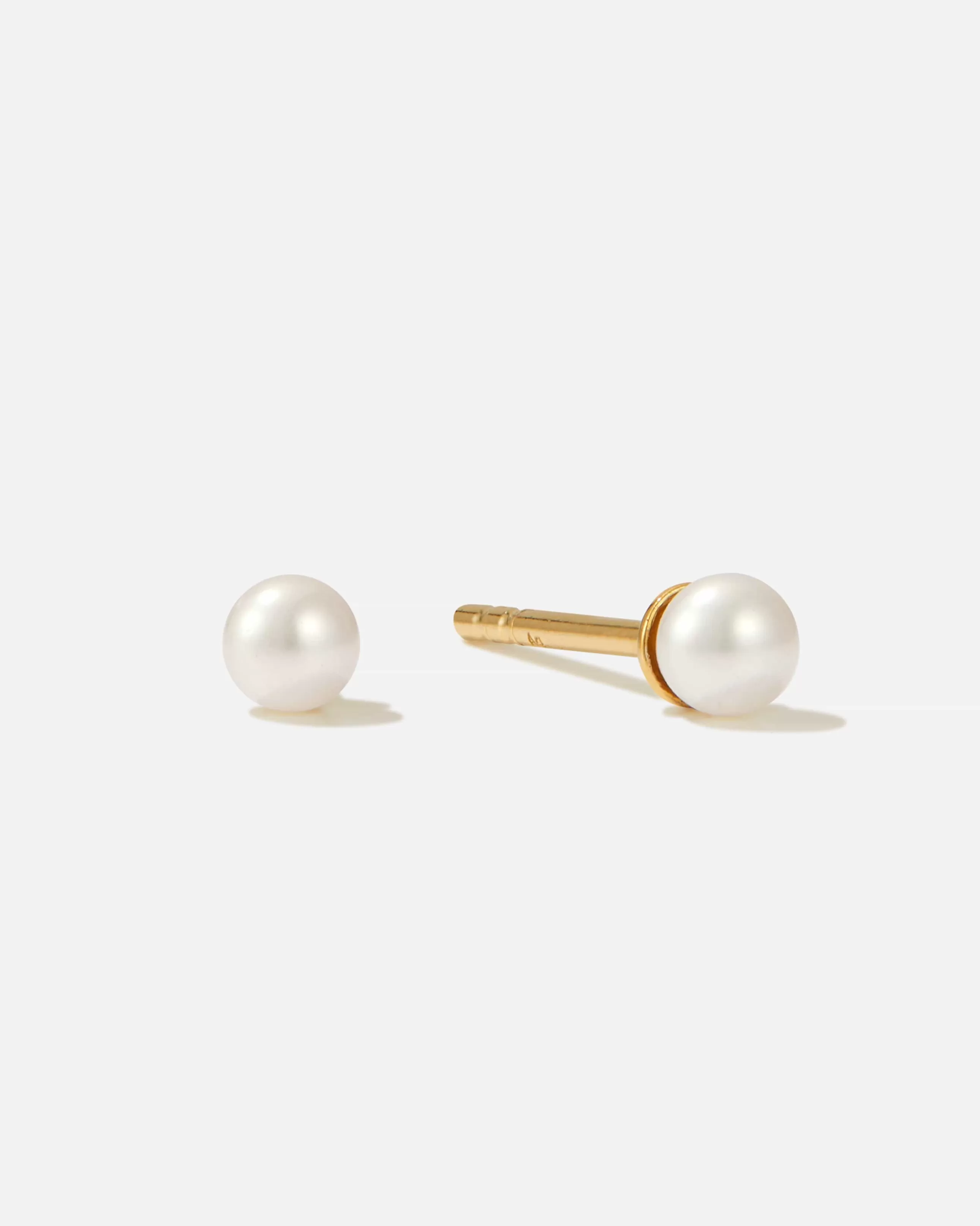 Sale BRUNA The Label Scilla Studs Or jaune 14ct et perles