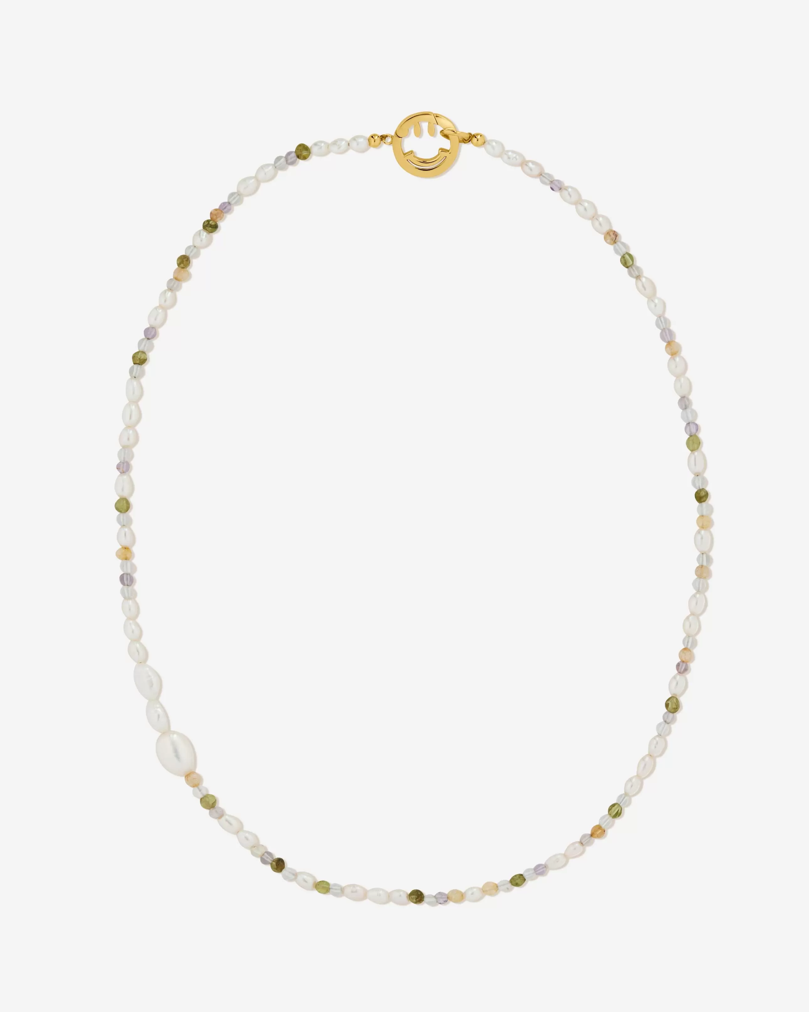 Cheap BRUNA The Label Sicily Necklace Or vermeil 18ct et perles