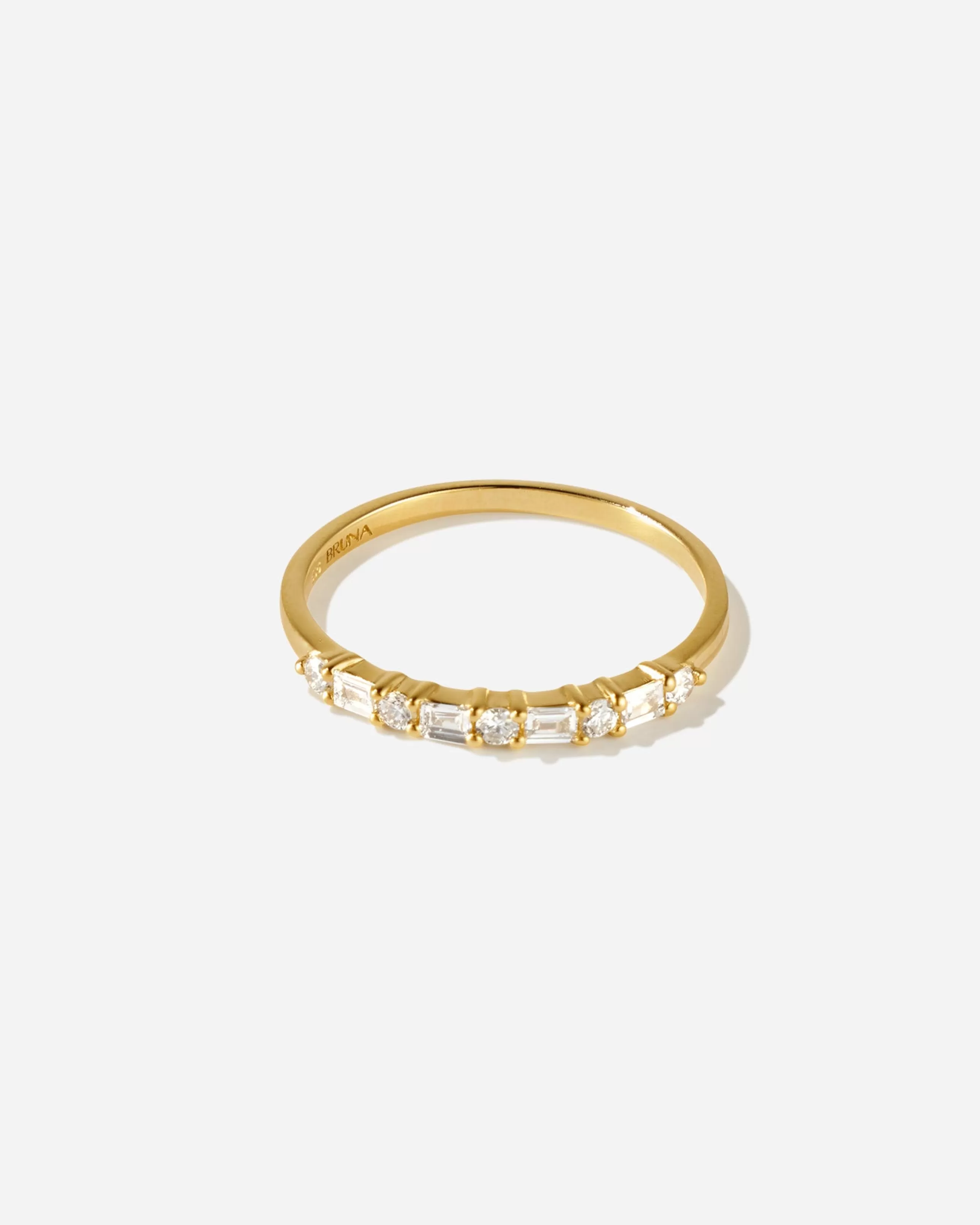 Best BRUNA The Label Éternité Ring Or jaune 14ct et diamants de laboratoire