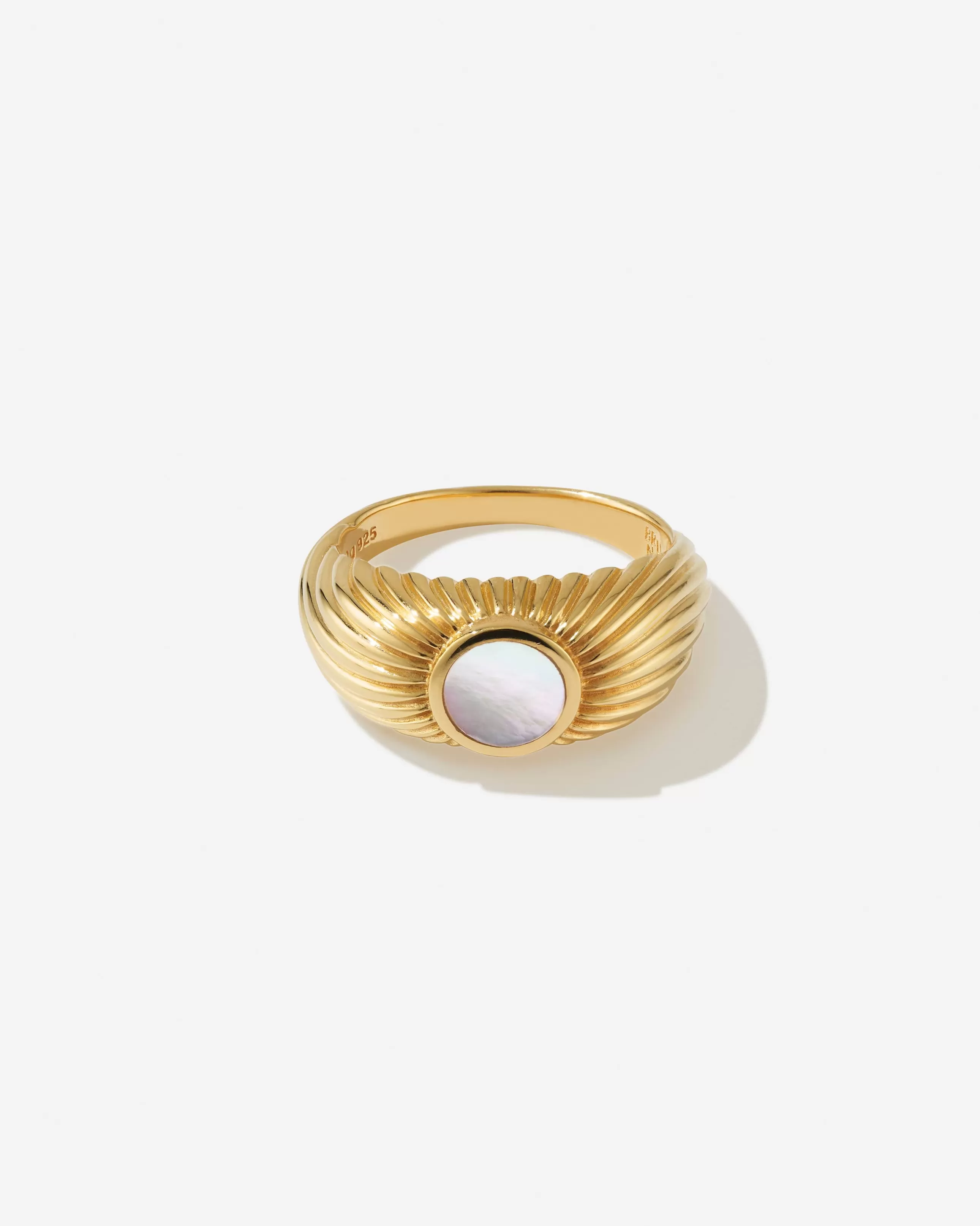 Sale BRUNA The Label Viana Ring Or vermeil 18ct et perles